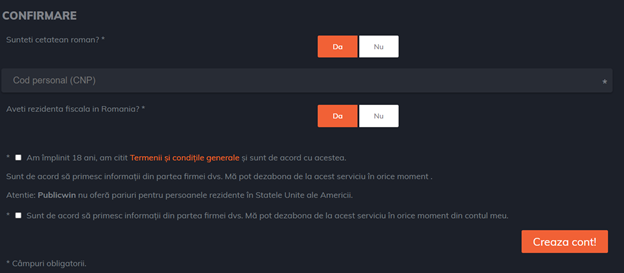Inregistare Publicwin