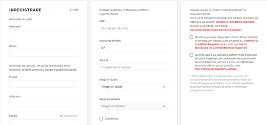 Superbet inregistrare, PariuriOnline TV