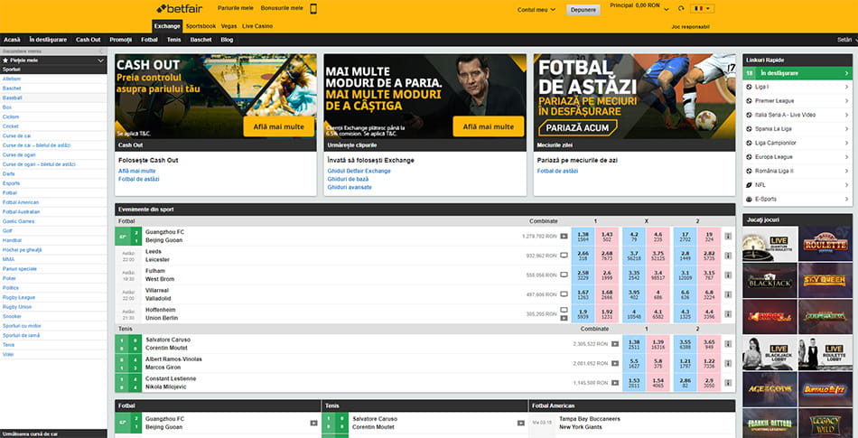 Betfair, Pariuronline.tv