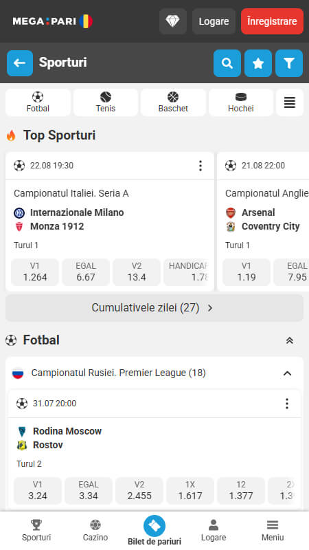 Megapari sporturi